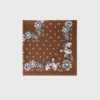 Foulard en soie imprimé bandana Foulard en soie imprimé bandana