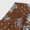 Foulard en soie imprimé bandana Foulard en soie imprimé bandana