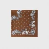 Foulard en soie imprimé bandana Foulard en soie imprimé bandana