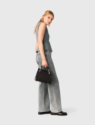 Gilet ajusté à boutons bijoux