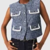 Gilet en tweed Gilet en tweed
