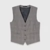 Gilet sur mesure à carreaux Gilet sur mesure à carreaux