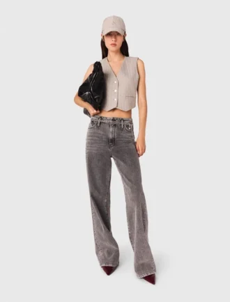 Gilet sur mesure à strass
