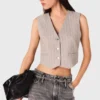 Gilet sur mesure à strass Gilet sur mesure à strass