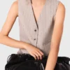 Gilet sur mesure à strass Gilet sur mesure à strass