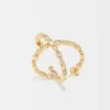 Grandes boucles d’oreilles créoles ornées de strass Grandes boucles d’oreilles créoles ornées de strass