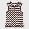 Haut au crochet en zigzag Haut au crochet en zigzag