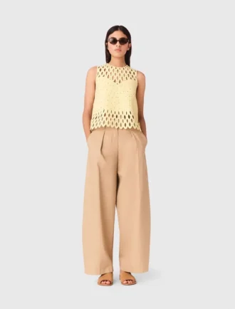 Haut en crochet avec strass