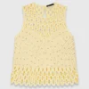 Haut en crochet avec strass