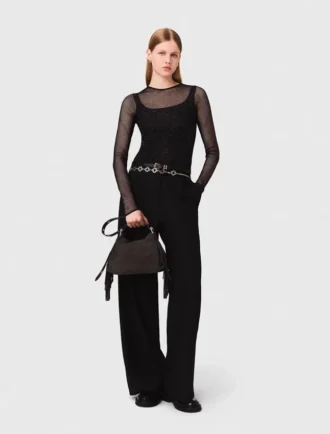 Haut en jersey diamanté Haut en jersey diamanté