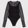 Haut en jersey diamanté Haut en jersey diamanté