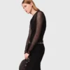 Haut en jersey diamanté Haut en jersey diamanté