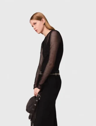 Haut en jersey diamanté Haut en jersey diamanté