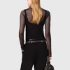 Haut en jersey diamanté Haut en jersey diamanté