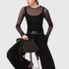 Haut en jersey diamanté Haut en jersey diamanté