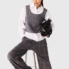 Haut en maille avec chemise amovible