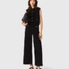 Haut en tweed avec col amovible