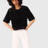 Haut en velours à paillettes Haut en velours à paillettes