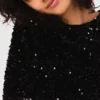 Haut en velours à paillettes Haut en velours à paillettes