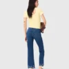 Jean bootcut à perles Jean bootcut à perles