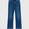 Jean bootcut à perles Jean bootcut à perles