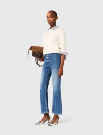 Jean en denim avec poches