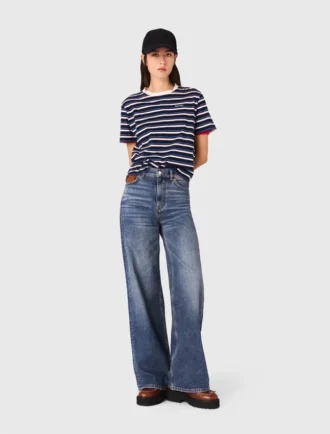 Jean à jambes larges