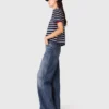 Jean à jambes larges