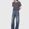 Jean à jambes larges