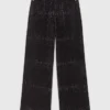 Jean à jambes larges avec strass Jean à jambes larges avec strass