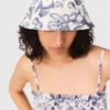 Chapeau bob réversible à imprimé fruits