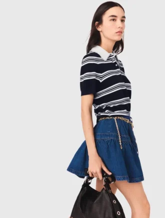 Jupe courte en denim