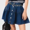 Jupe courte en denim Jupe courte en denim