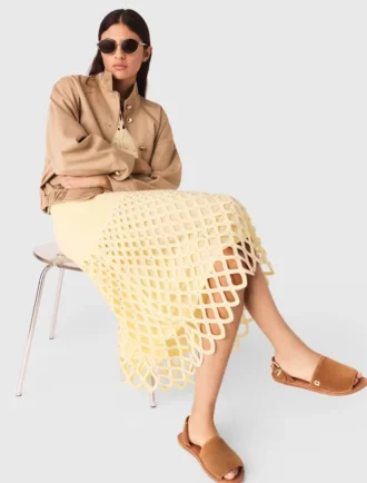 Jupe en crochet avec strass