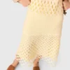 Jupe en crochet avec strass Jupe en crochet avec strass