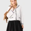 Jupe longue avec ceinture contrastée Jupe longue avec ceinture contrastée