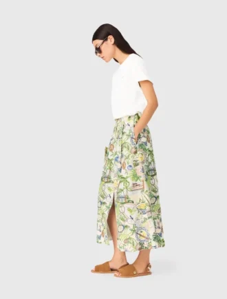 Jupe longue imprimée avec short Jupe longue imprimée avec short