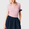 Jupe midi en denim brodée Jupe midi en denim brodée