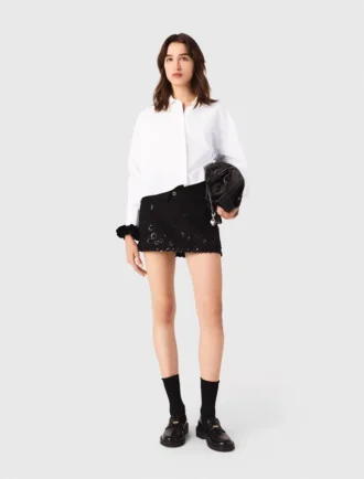 Jupe-short brodée Jupe-short brodée