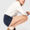 Jupe-short à effet superposé Jupe-short à effet superposé