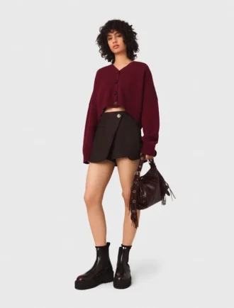 Jupe-short à empiècements