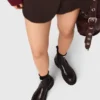 Jupe-short à empiècements