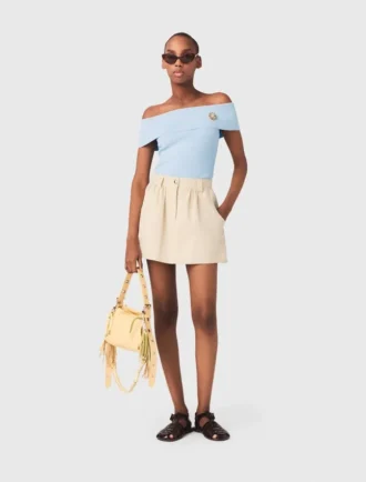 Jupe-short en coton