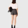 Jupe-short plissée