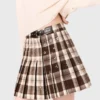 Kilt à carreaux strass
