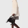 Long manteau en fausse fourrure Long manteau en fausse fourrure