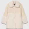 Long manteau en fausse fourrure Long manteau en fausse fourrure