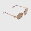 Lunettes de soleil rondes