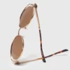Lunettes de soleil rondes