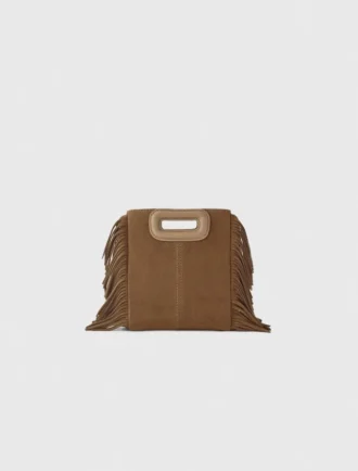 M Bag en cuir suédé